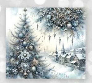 Christmas Tree Tumbler 20 oz Stainless Steel