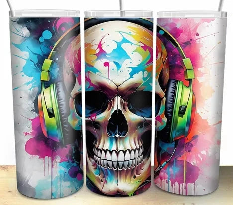 Gamer Tumbler Stainless Steel 20 oz with Lid and Straw