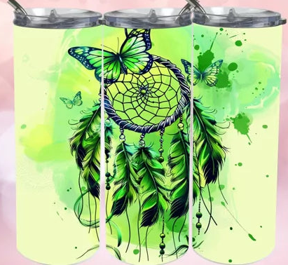 Butterfly Dream Catcher 20 oz. Stainless Steel Tumbler