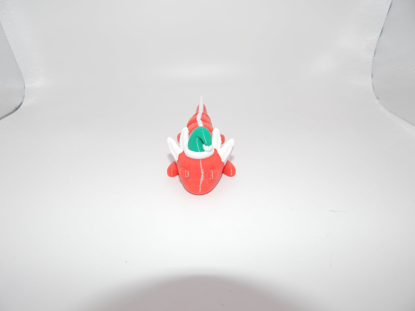 Christmas Axolotl Red 4 inches long