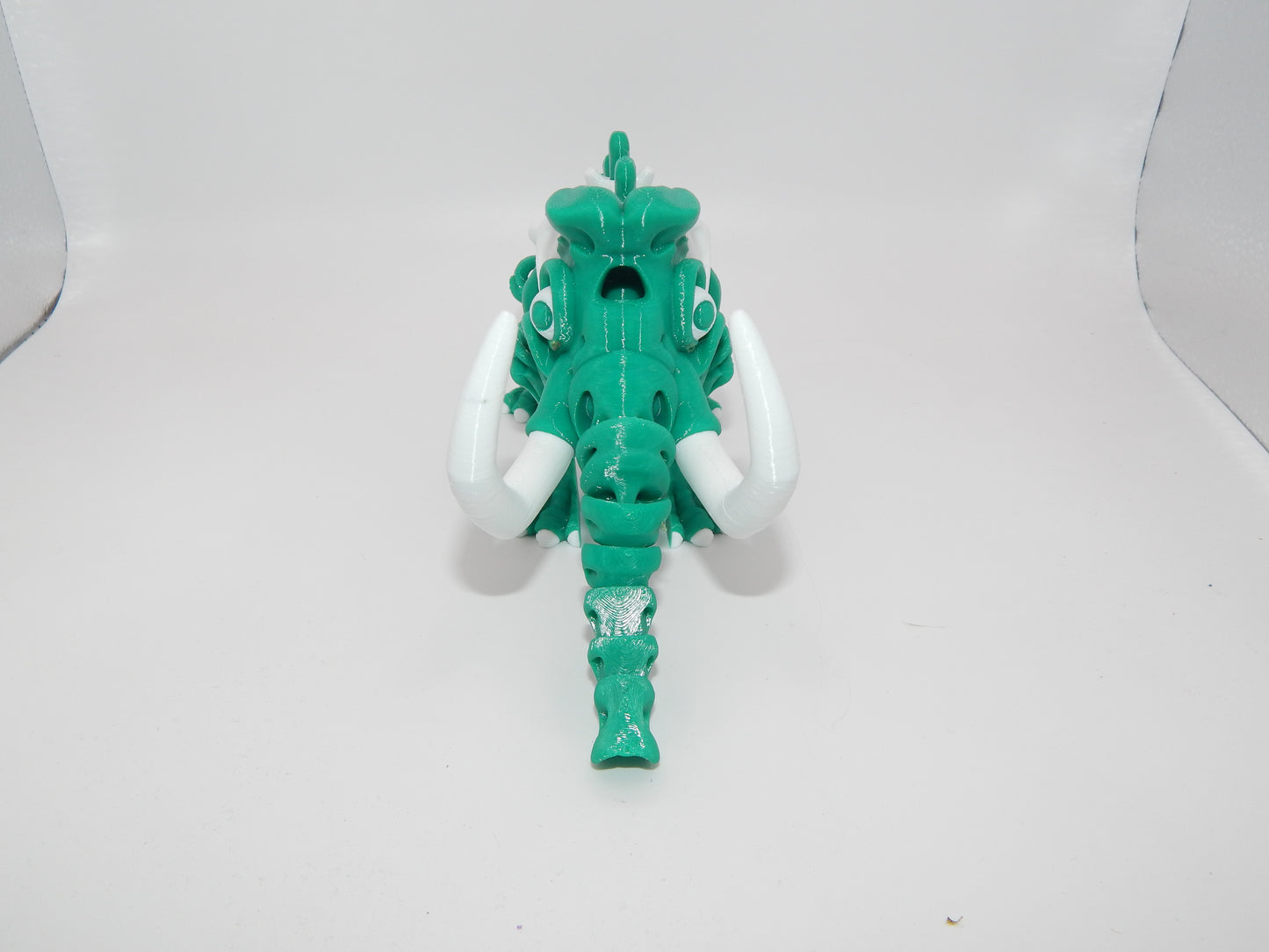 Flexi Mammoth Green/White 4 inch tall