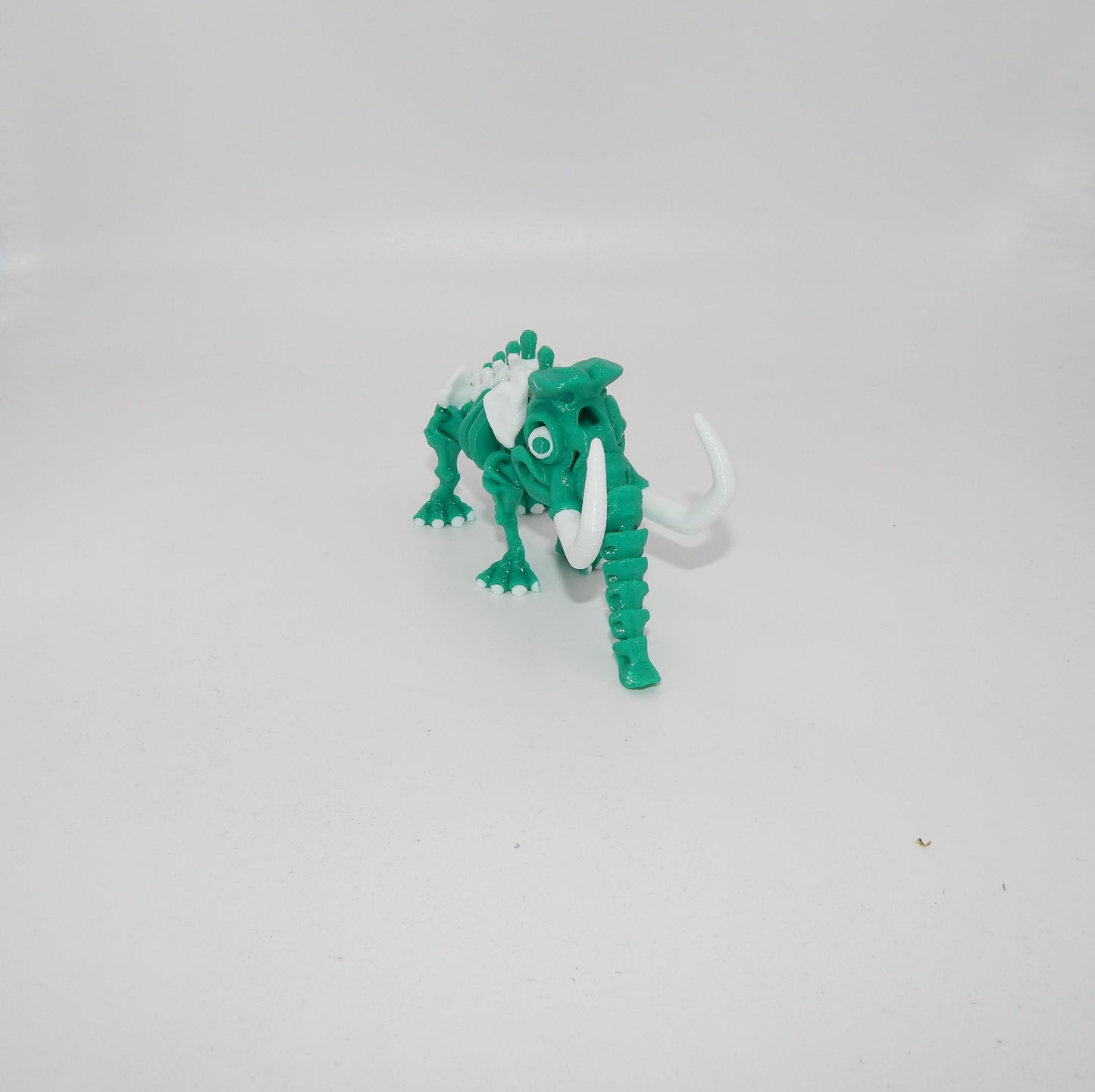 Small Flexi Mammoth Green/White 2.5 inch tall