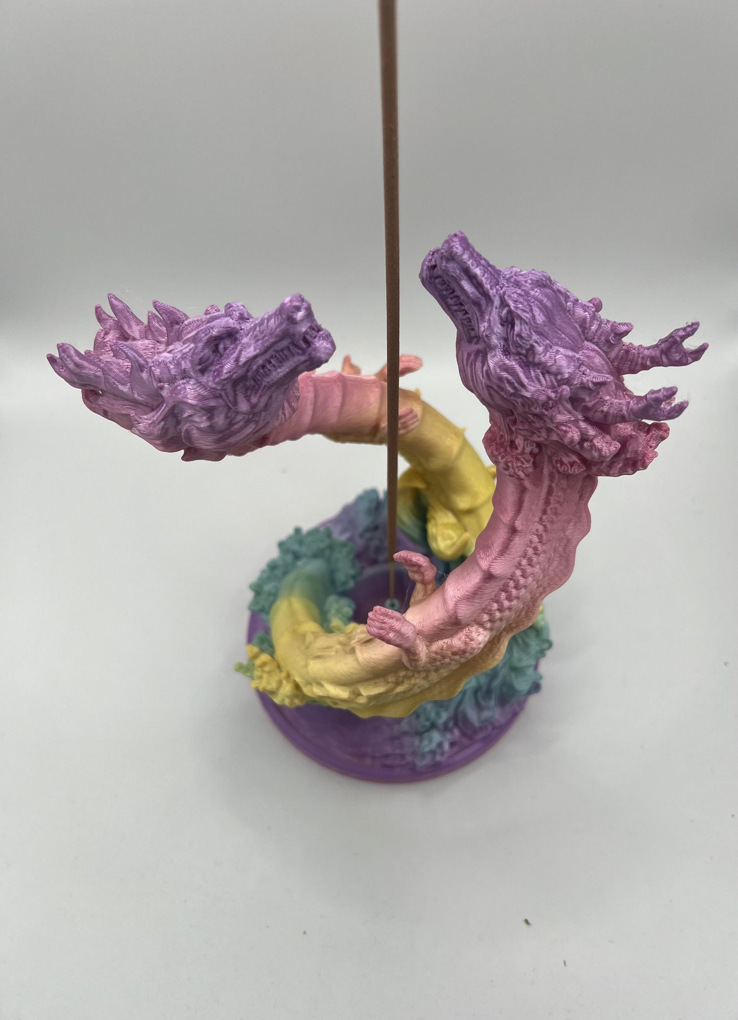 Incense Dragon Holder Rainbow Color