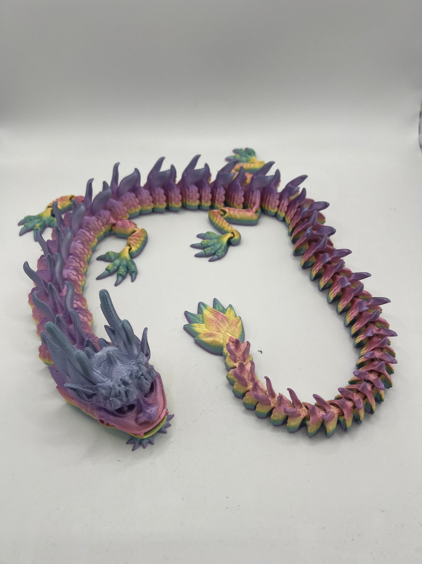 Flexi Dragon 24 inches long in Rainbow Color