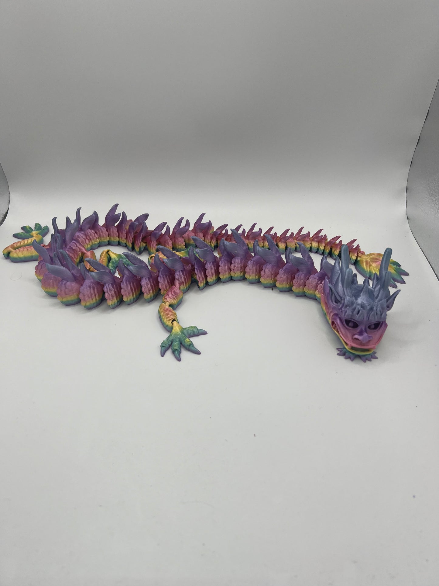 Flexi Dragon 24 inches long in Rainbow Color