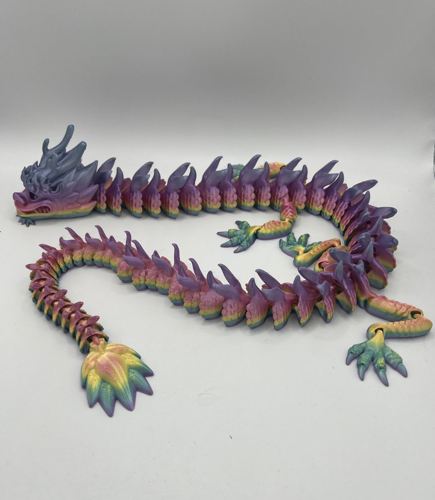 Flexi Dragon 24 inches long in Rainbow Color