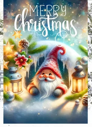 Merry Christmas Garden Flag 12 x 18 inch
