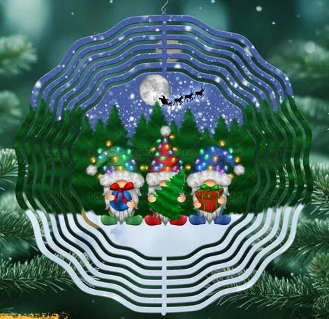 Gnome Winter Holiday Wind Spinner