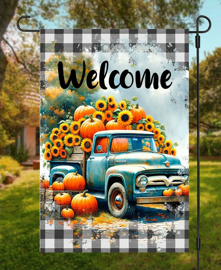 Fall Garden Flag without stand